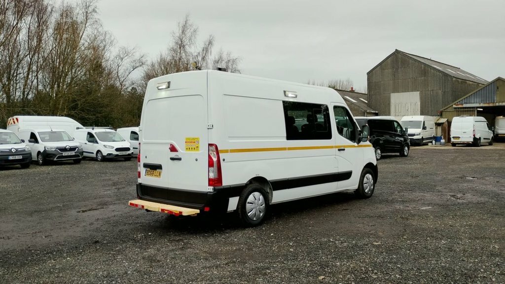 Vauxhall Movano L2 H2 Crew Van With Integrated Mess Unit With Air BD68LLN White #3