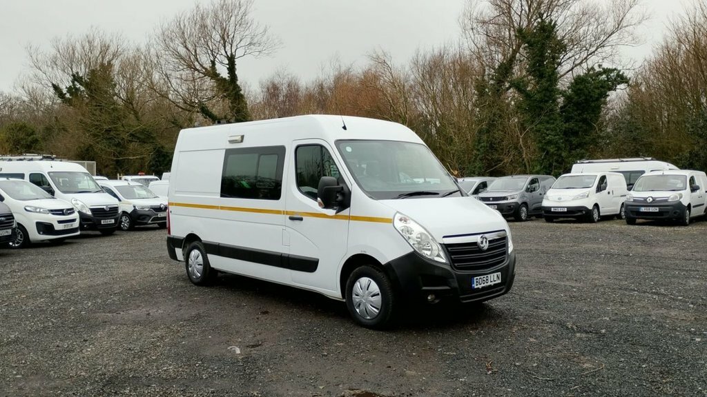 Vauxhall Movano L2 H2 Crew Van With Integrated Mess Unit With Air BD68LLN White #5