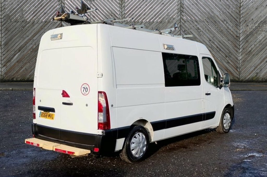 Vauxhall Movano L2 H2 Crew Van With Integrated Mess Unit With Air BD68MVL White #5