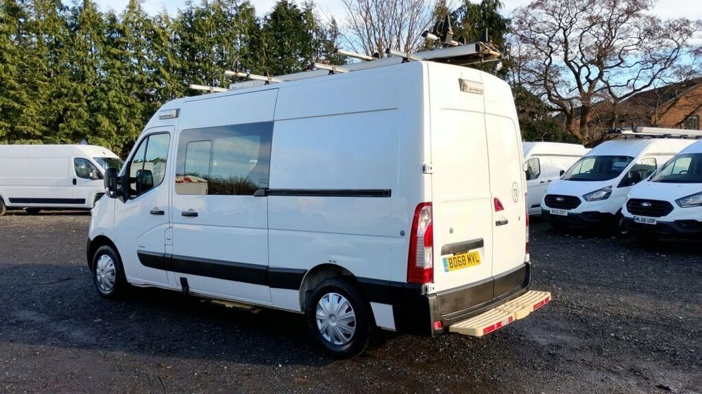 Vauxhall Movano L2 H2 Crew Van With Integrated Mess Unit With Air BD68MVL White #6