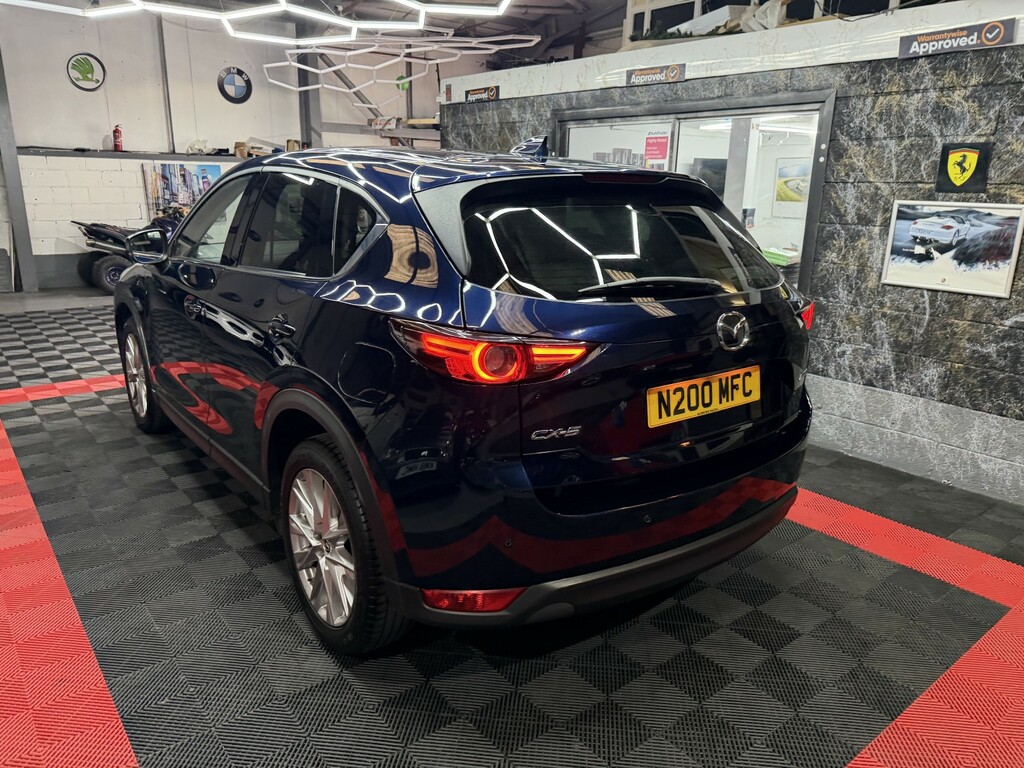 Mazda CX-5 Suv 2.2 Skyactiv-d Sport Nav 201868 YN68JXF Blue #3
