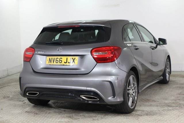 Mercedes-Benz A Class 1.5 A180d Amg Line Executive Hatchback Diese NV66JJX Grey #4