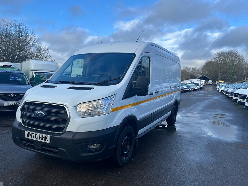 Ford Transit Custom 350 Ecoblue Trend Panel Van 2.0 WM70HHK White #3