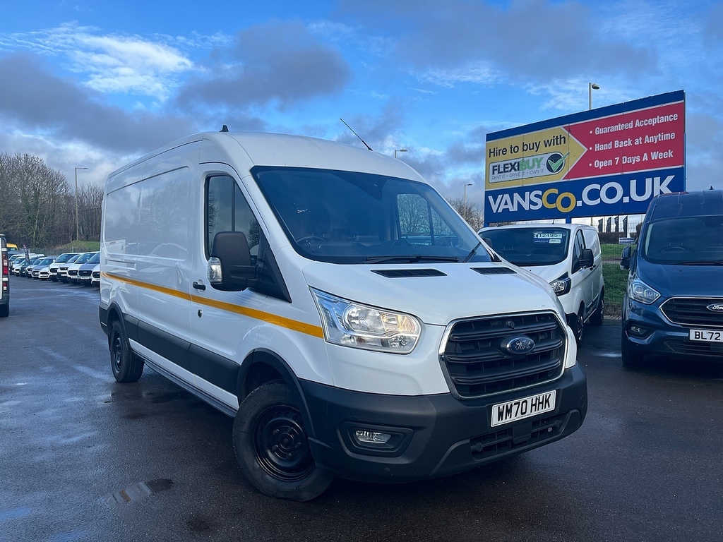 Ford Transit Custom 350 Ecoblue Trend Panel Van 2.0 WM70HHK White #4