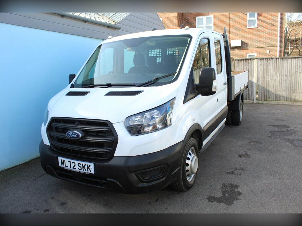Ford Transit Custom 350 Leader 2.0 Ecoblue 130 7 Seat Dcab Tipper Air ML72SKK White #5