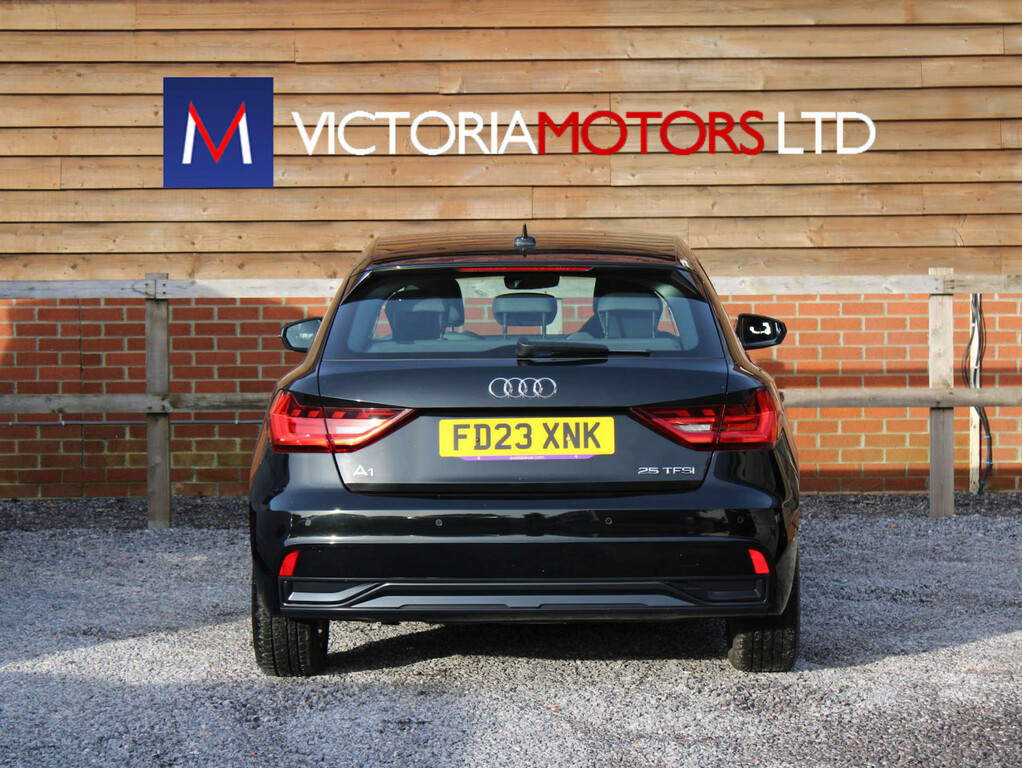 Audi A1 1.0 Tfsi 25 Sport Hatchback FD23XNK Black #3
