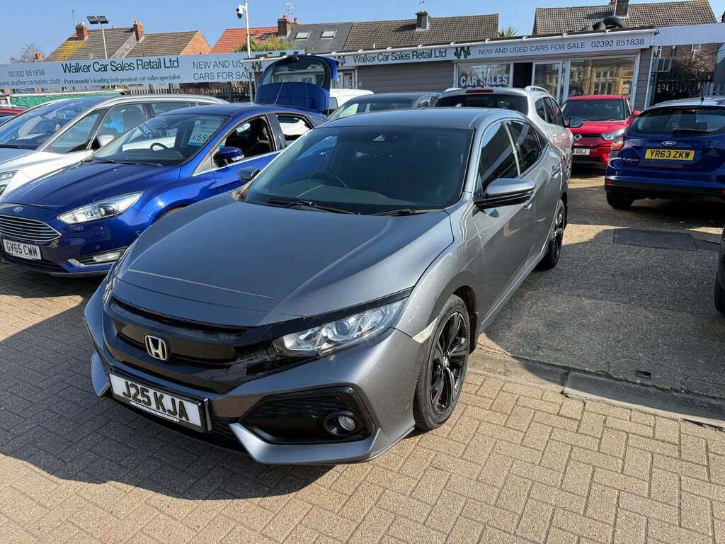 Honda Civic 1.0 Vtec Turbo Sr Hatchback Cvt Euro 6 Grey