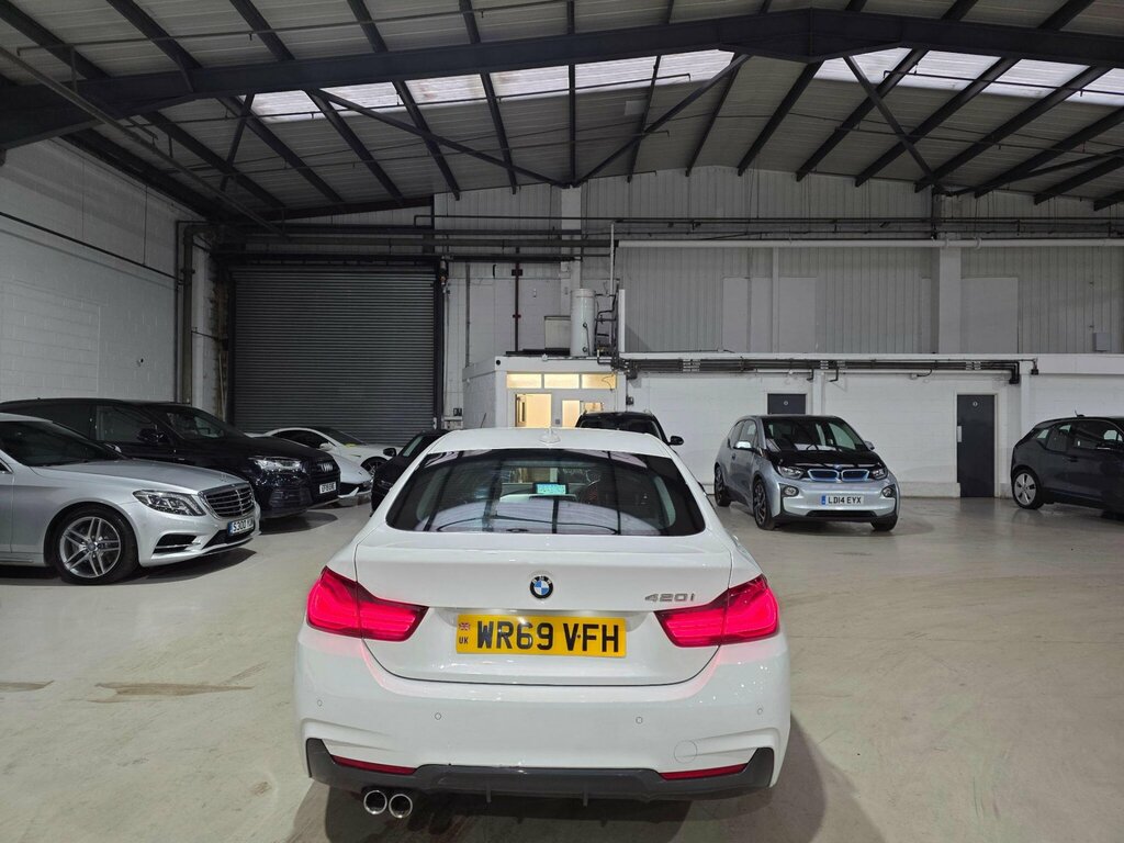 BMW 4 Series Gran Coupe 2.0 420I Gpf M Sport Euro 6 Ss WR69VFH White #3