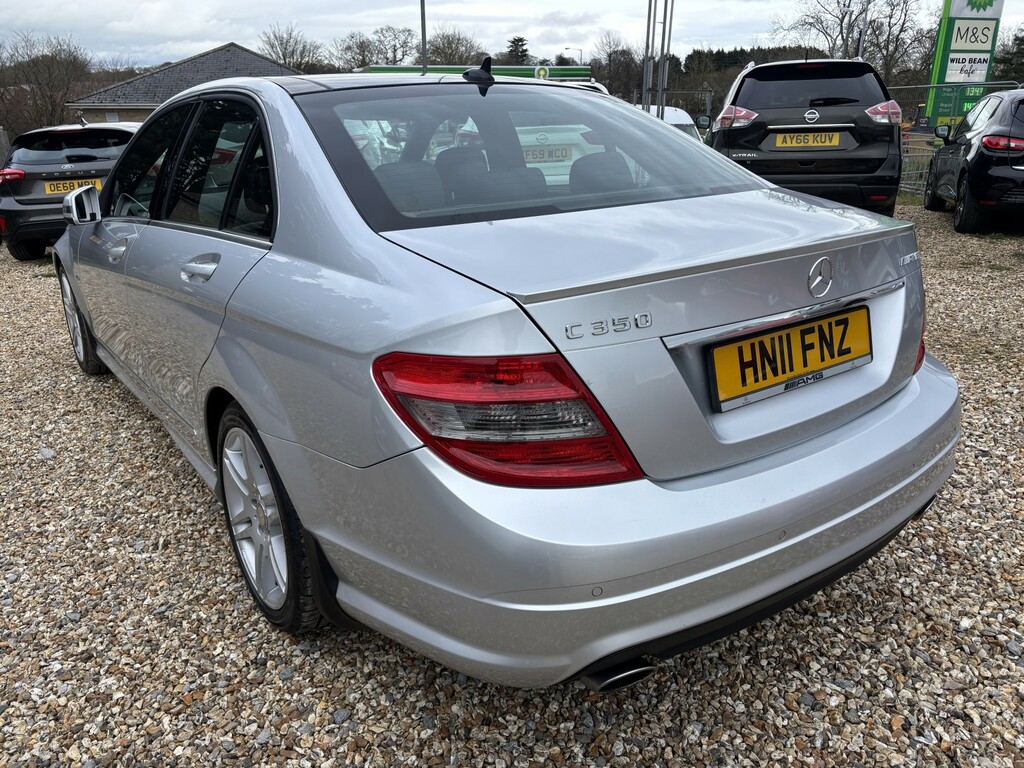 Mercedes-Benz C Class Saloon 3.0 C350 Cdi V6 Blueefficiency Sport 2011 Silver #3