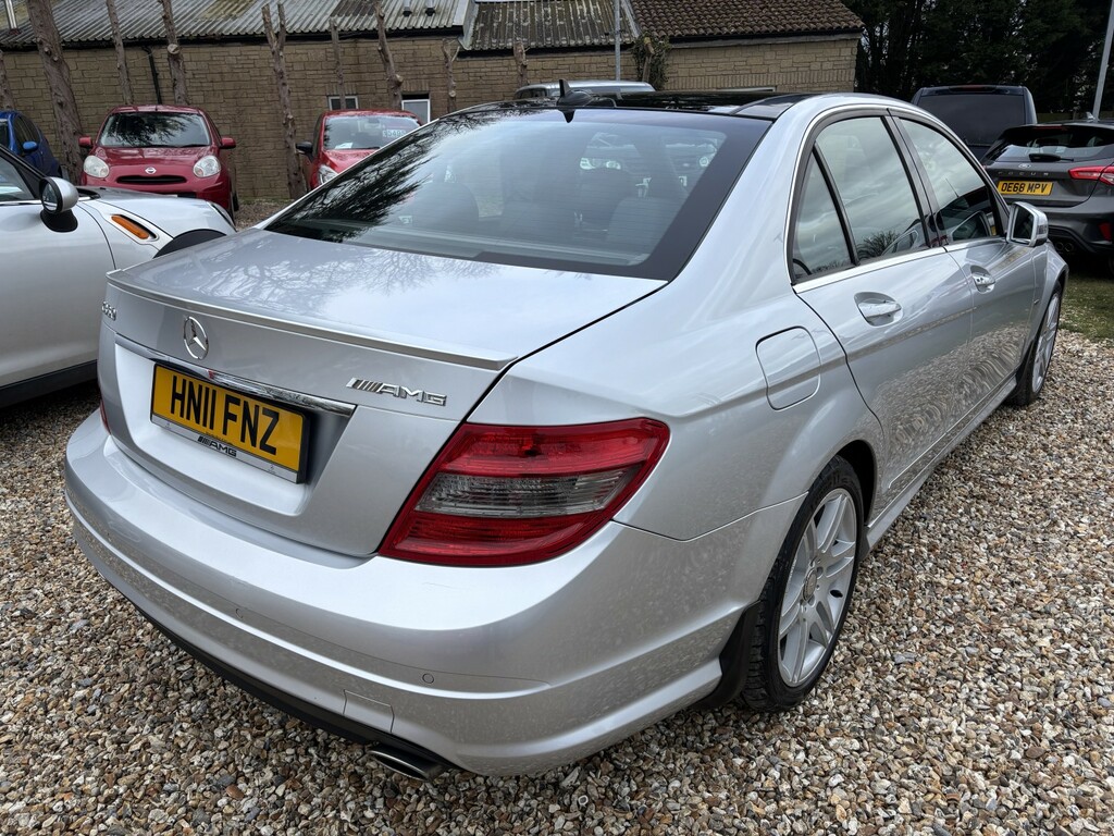 Mercedes-Benz C Class Saloon 3.0 C350 Cdi V6 Blueefficiency Sport 2011 Silver #4
