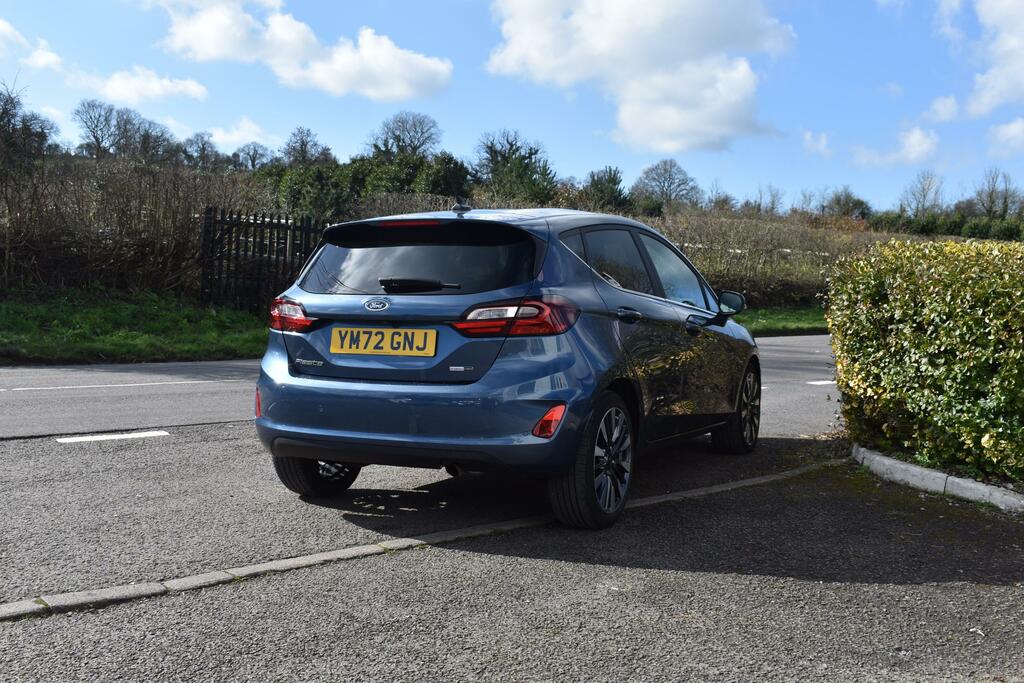 Ford Fiesta 1.0 125Ps Titanium X Ym72gnj YM72GNJ Blue #4