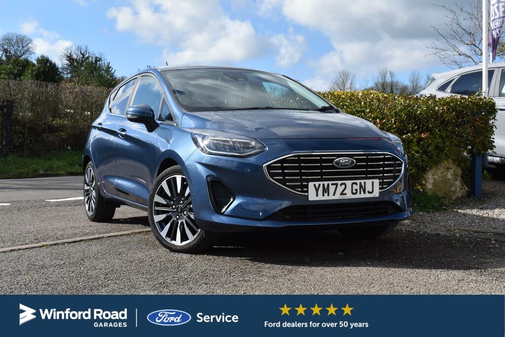 Ford Fiesta 1.0 125Ps Titanium X Ym72gnj Blue