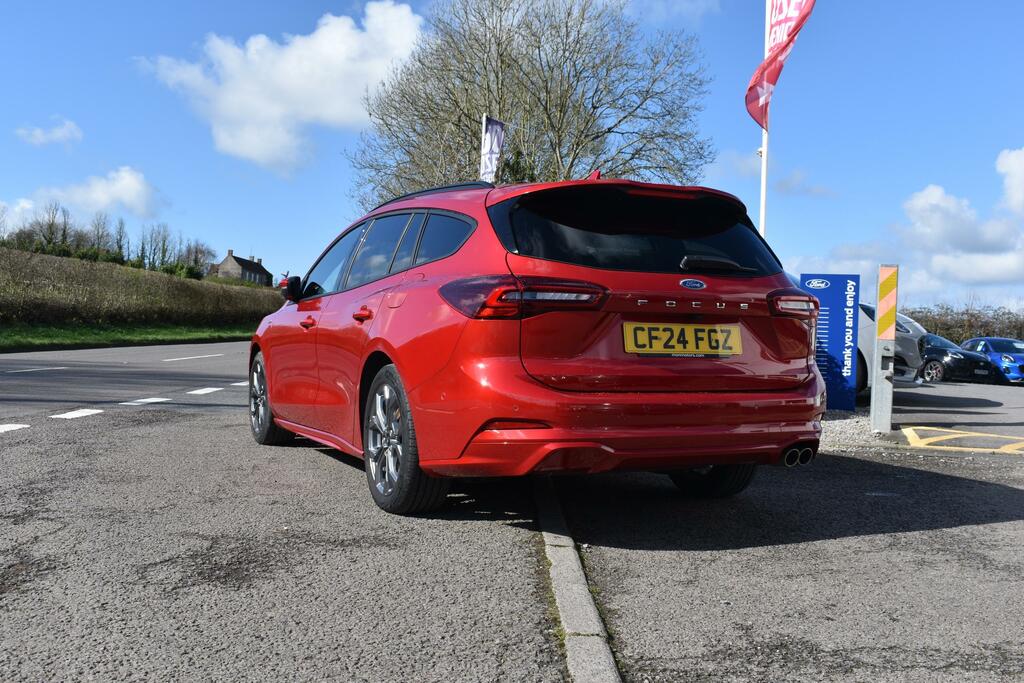 Ford Focus 1.0 155Ps St - Line Estate Cf24fgz CF24FGZ Red #3