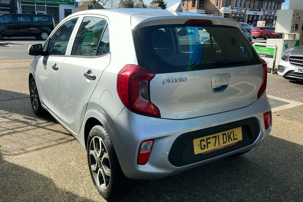 Kia Picanto 1.0 Dpi 3 Hatchback Amt GF71DKL Silver #2