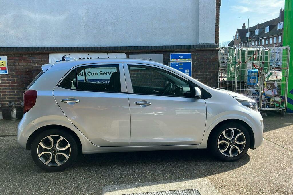 Kia Picanto 1.0 Dpi 3 Hatchback Amt GF71DKL Silver #5