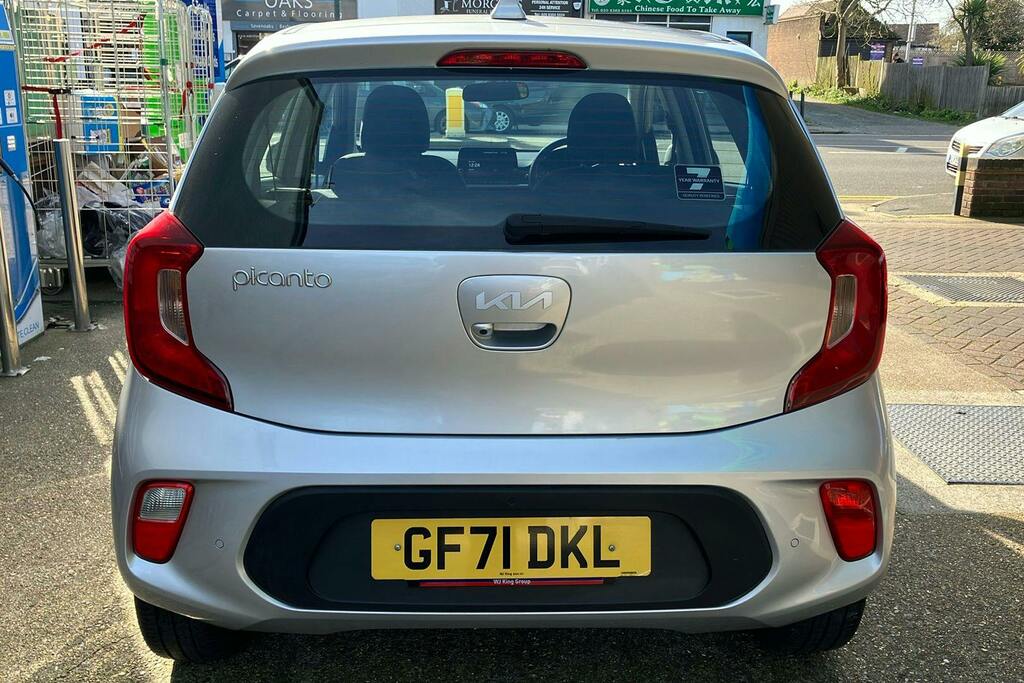 Kia Picanto 1.0 Dpi 3 Hatchback Amt GF71DKL Silver #6