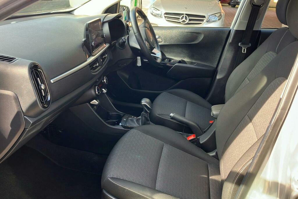 Kia Picanto 1.0 Dpi 3 Hatchback Amt GF71DKL Silver #3