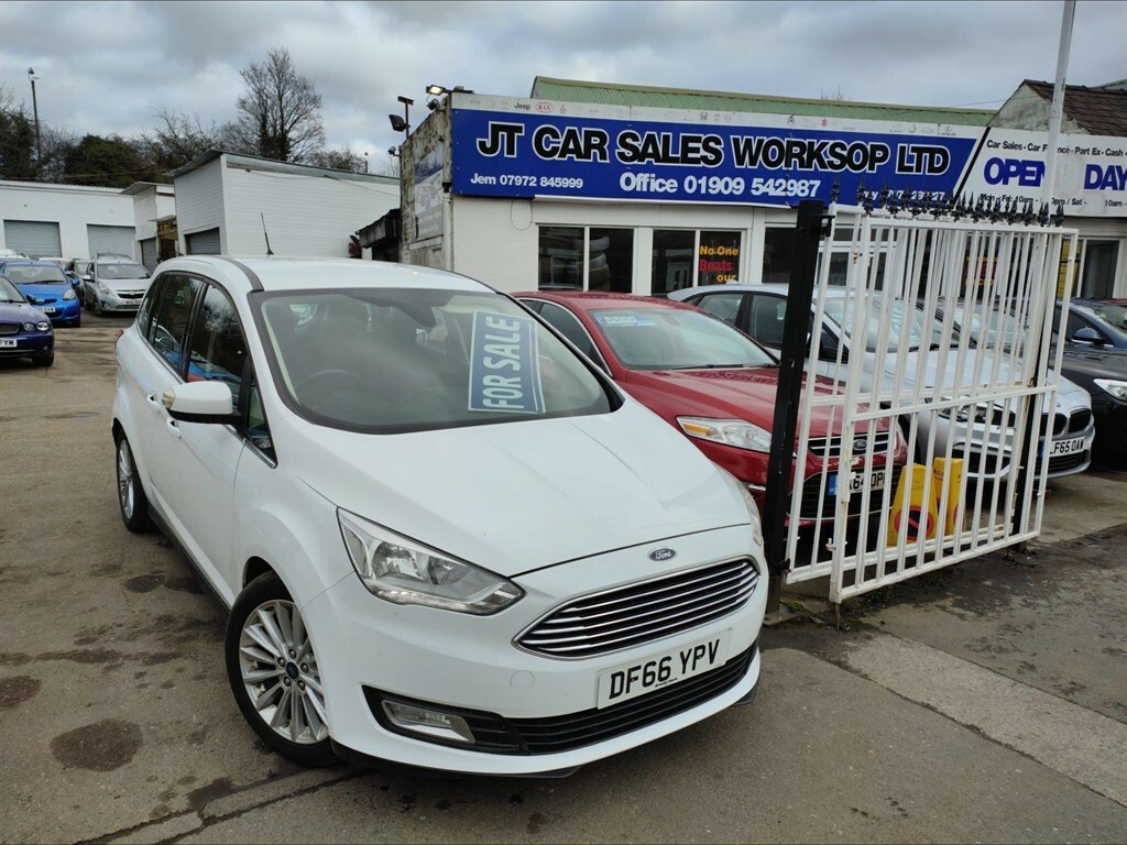 Ford Grand C-Max 1.0T Ecoboost Titanium Euro 6 Ss White