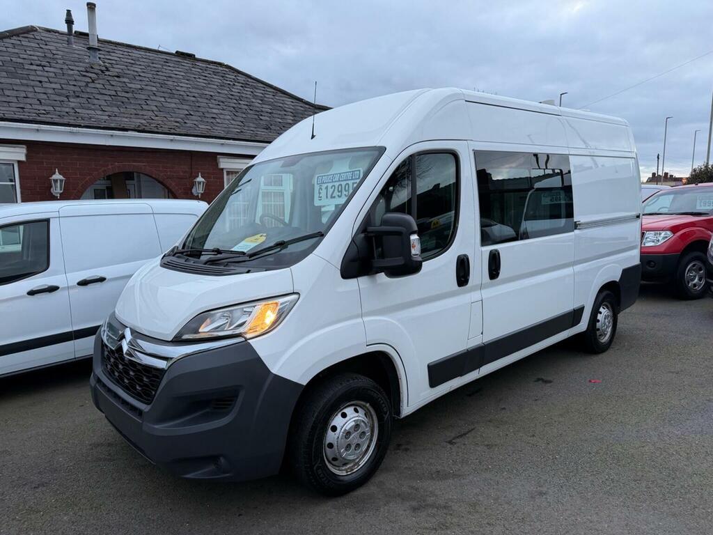 Citroen Relay 2.2 Hdi 130 35 L2 H2 Crew Van Dog Unit White