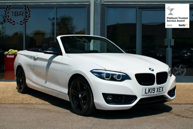 BMW 2 Series Convertible 1.5 218I Gpf Sport Convertible Pet LK19XEX White