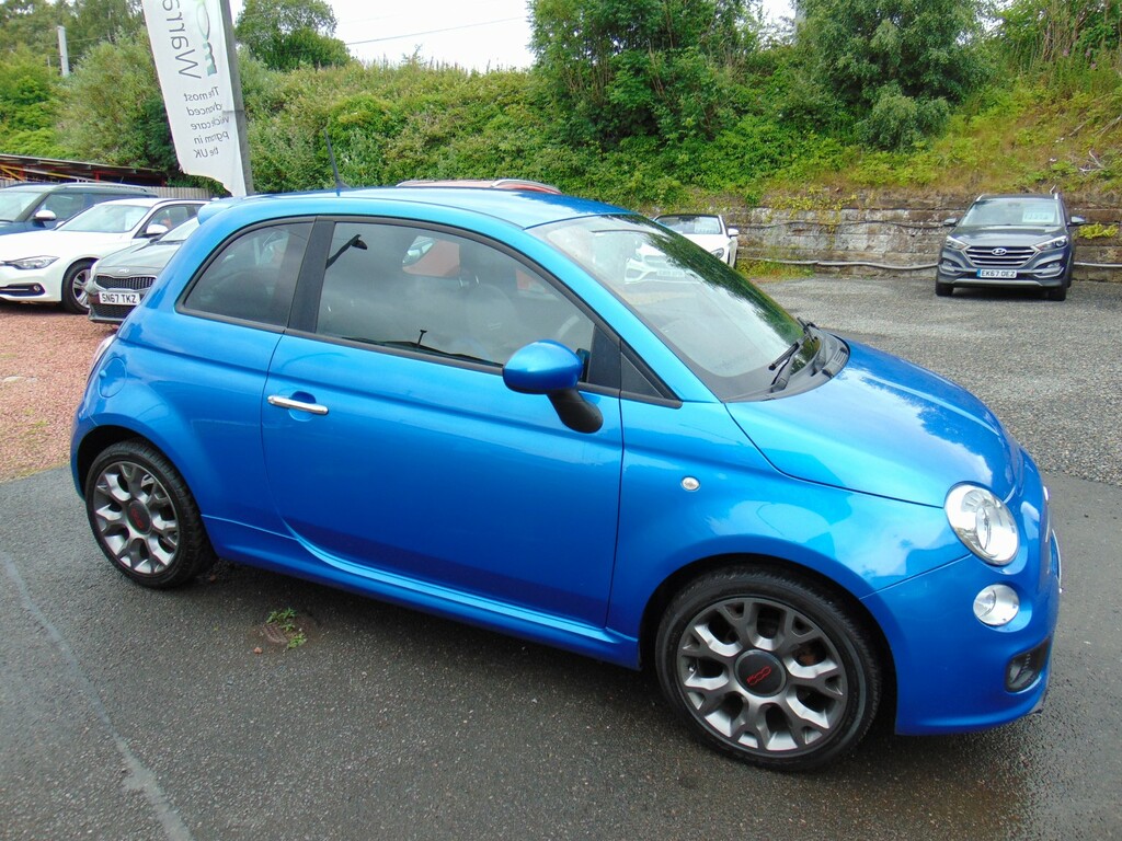 Fiat 500 1.2 500 1.2 69Hp S Mot May 2027 Free 6 Months Blue
