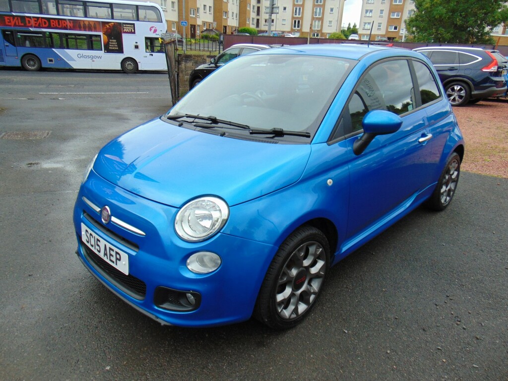 Fiat 500 1.2 500 1.2 69Hp S Mot May 2027 Free 6 Months Blue #6