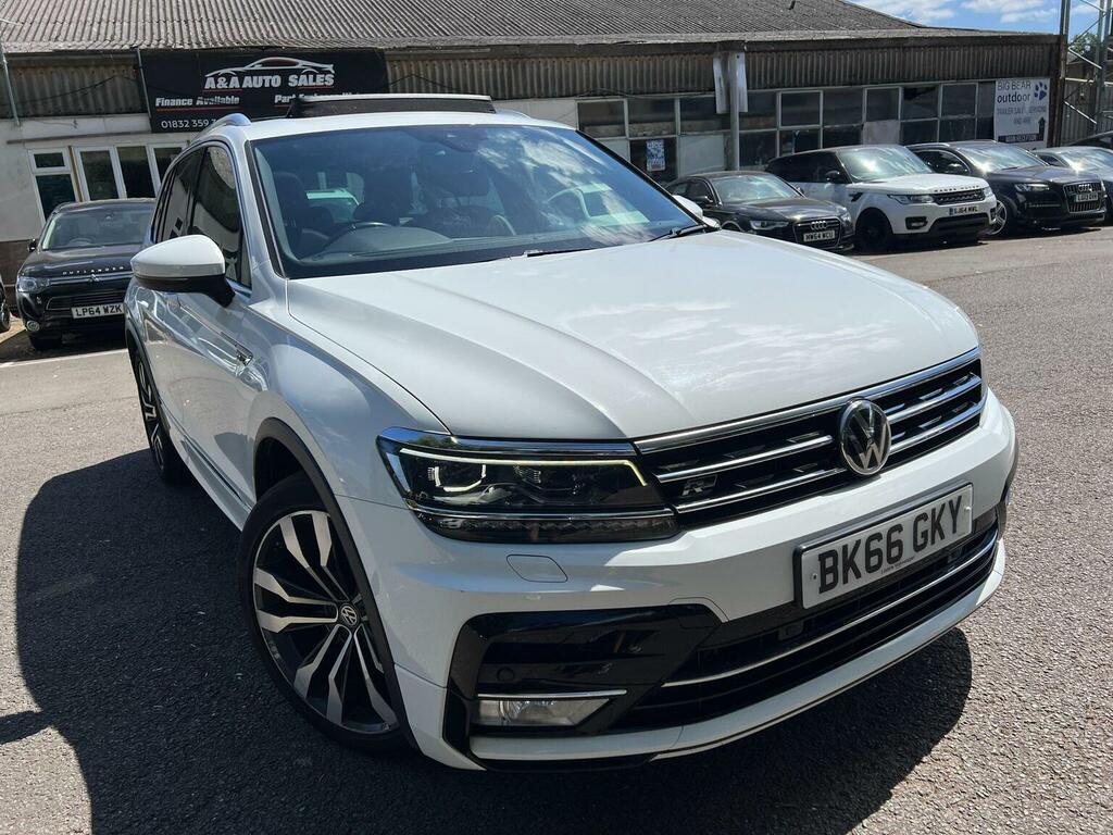 Volkswagen Tiguan 2.0 Tdi Bluemotion Tech R-line Dsg 4Motion Euro 6 White