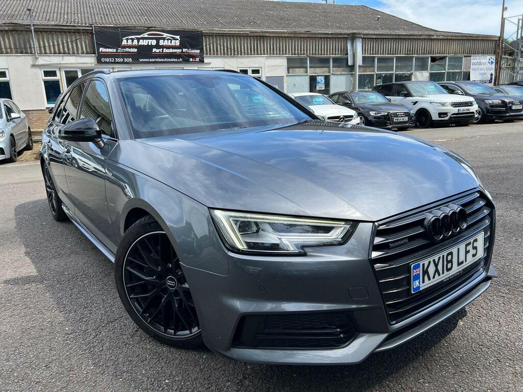 Audi A4 Avant 2.0 Tdi Black Edition S Tronic Quattro Euro 6 Ss Grey