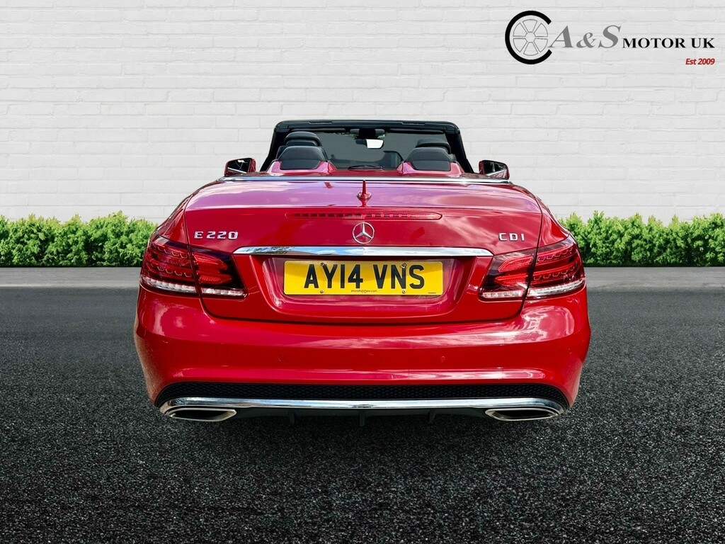 Mercedes-Benz E Class Convertible 2.1 E220 Cdi Amg Sport 201414 AY14VNS Red #5
