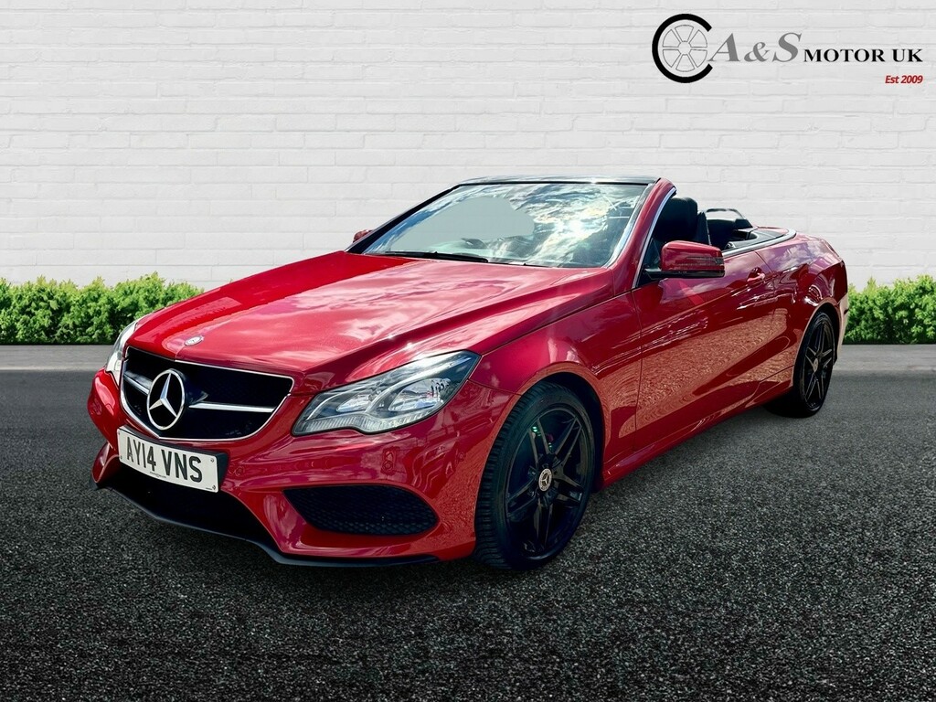 Mercedes-Benz E Class Convertible 2.1 E220 Cdi Amg Sport 201414 Red