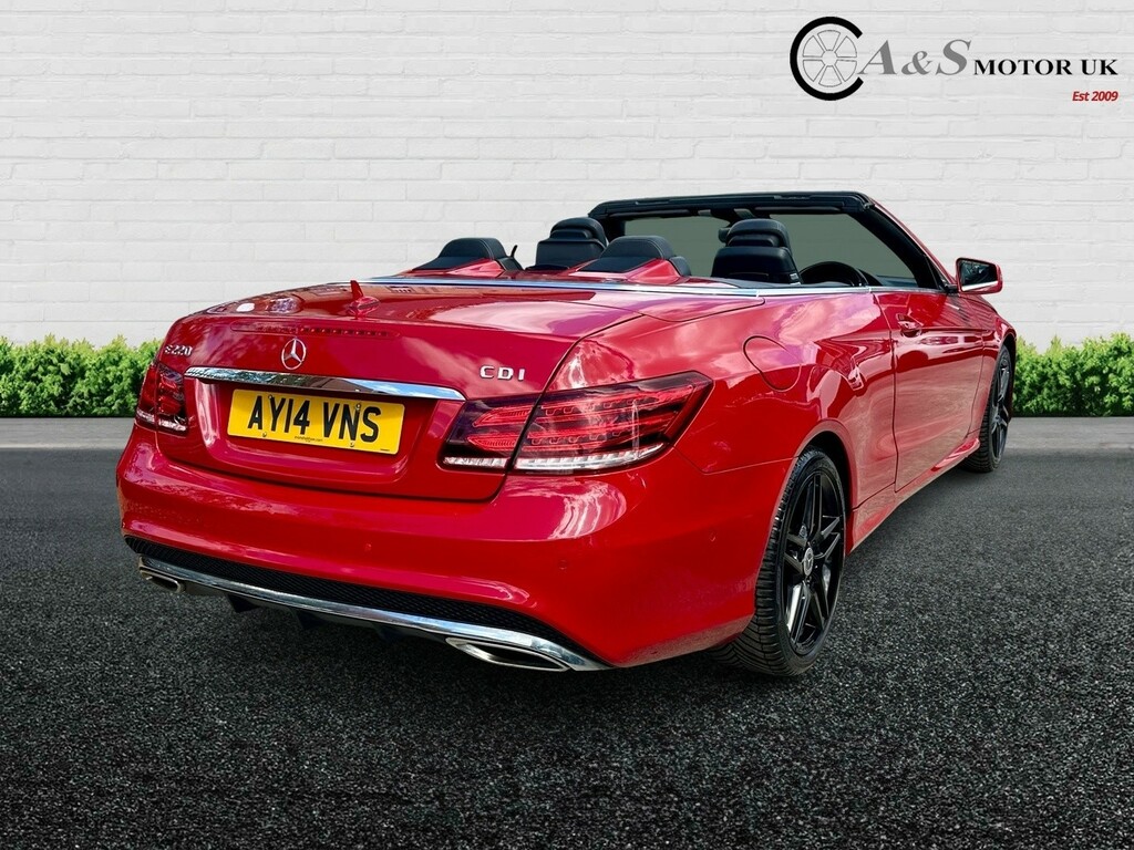 Mercedes-Benz E Class Convertible 2.1 E220 Cdi Amg Sport 201414 AY14VNS Red #4