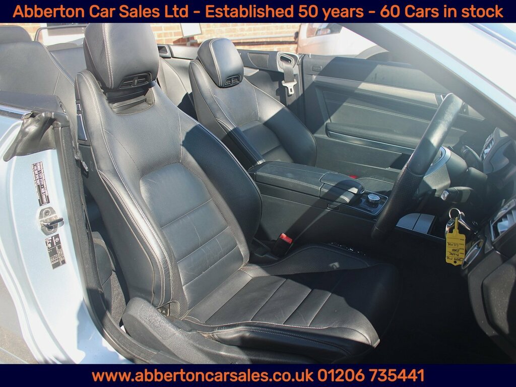 Mercedes-Benz E Class 2.1 E250 Cdi Amg Sport Cabriolet G-tronic Euro 5 White #13