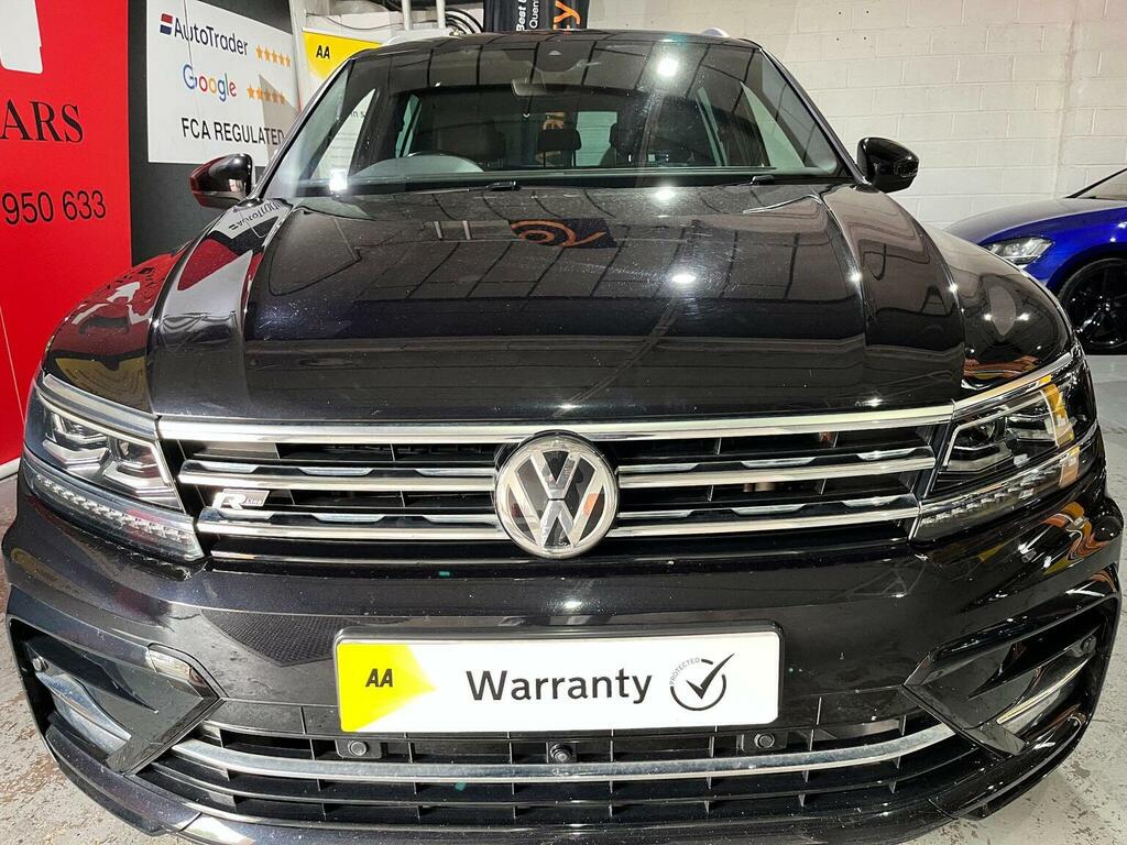 Volkswagen Tiguan Suv 2.0 Tdi R-line Tech Dsg Euro 6 Ss 2019 KV19GJB Black #3
