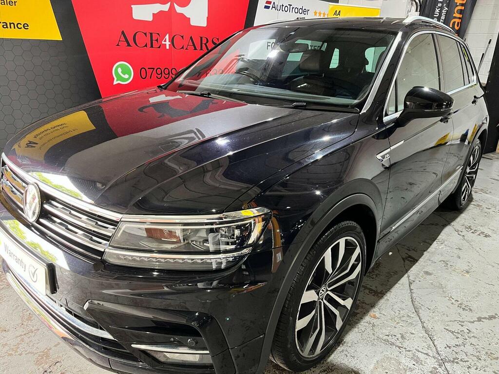 Volkswagen Tiguan Suv 2.0 Tdi R-line Tech Dsg Euro 6 Ss 2019 KV19GJB Black #4