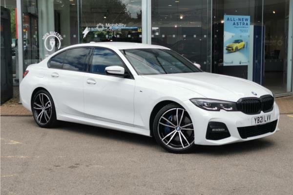 BMW 3 Series 2.0 318D Mht M Sport Saloon Hybrid White