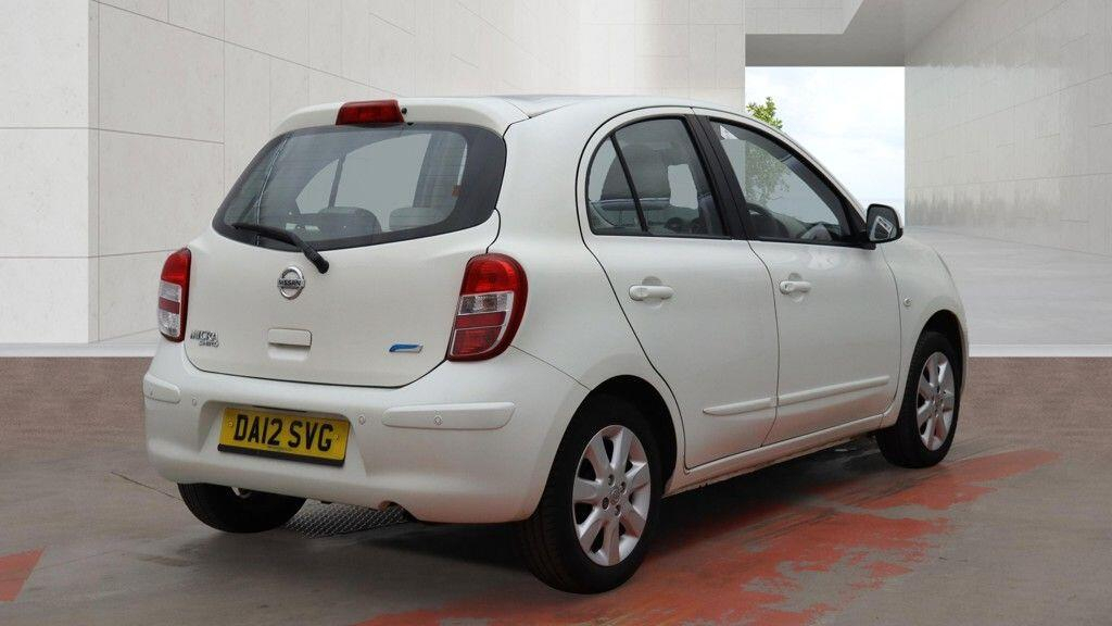 Nissan Micra 1.2 12V Shiro Euro 5 White #4