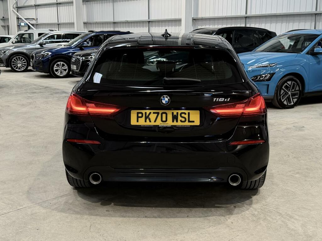 BMW 1 Series 2.0 118D Sport Hatchback Euro 6 S PK70WSL Black #6