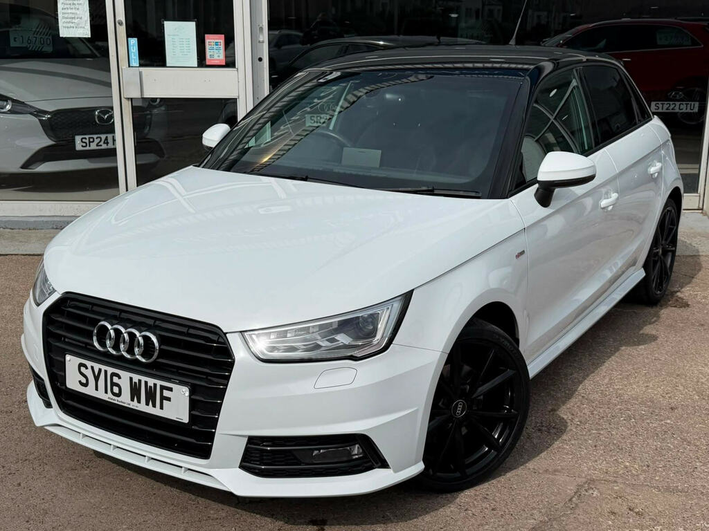 Audi A1 1.4 Tfsi Cod Black Edition Sportback Ma White #5