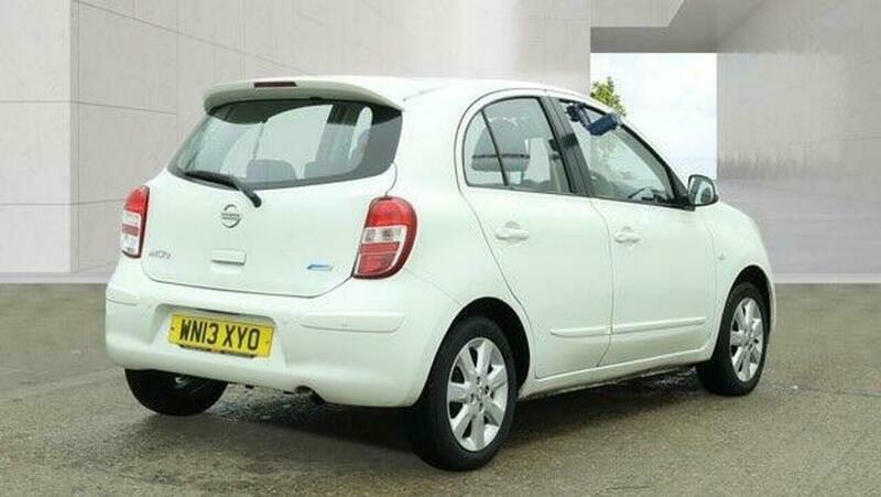 Nissan Micra 1.2 Dig-s Tekna Cvt White #4