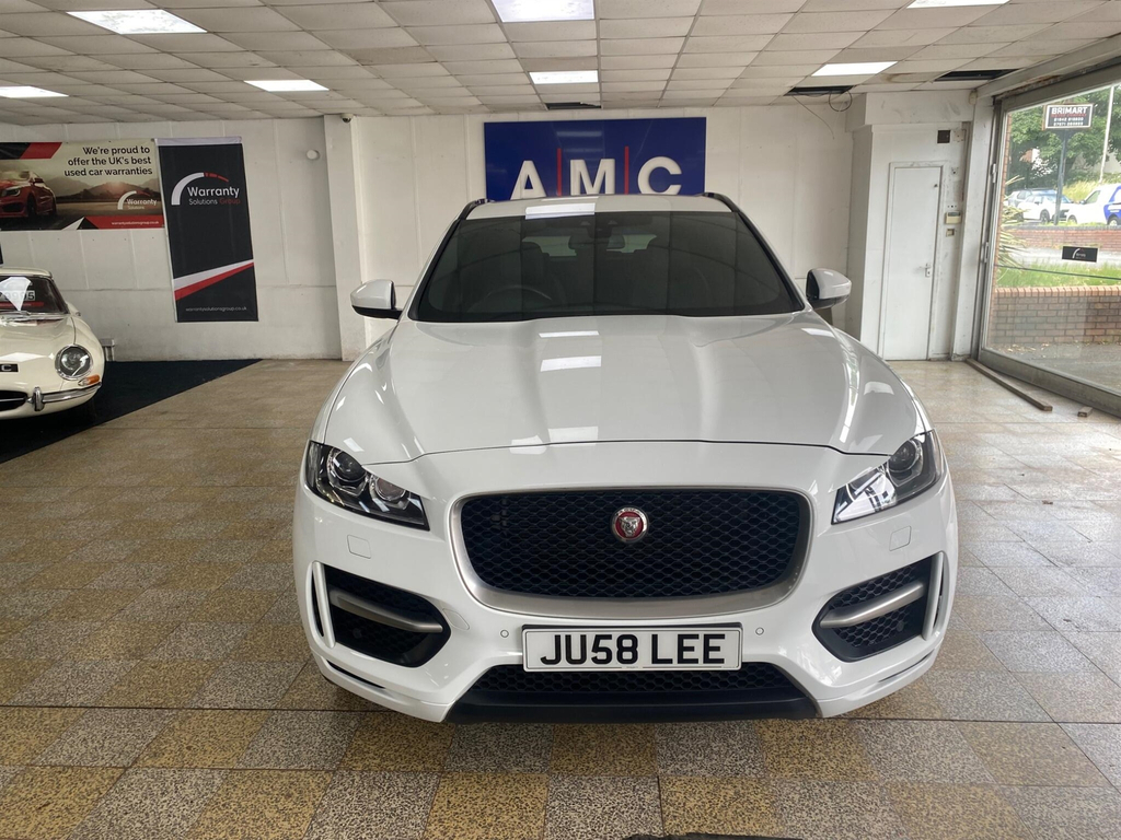 Jaguar F-Pace 2.0 D180 R-sport Awd Euro 6 Ss White #2