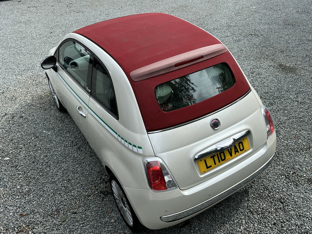 Fiat 500C Convertible 1.2 Lounge Convertible White Pe White #5