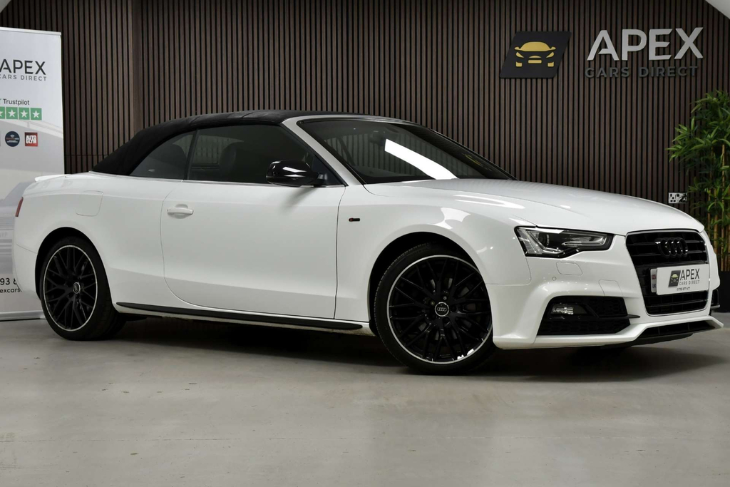 Audi A5 Tfsi S Line Special Edition Plus Convertible Petro White #2