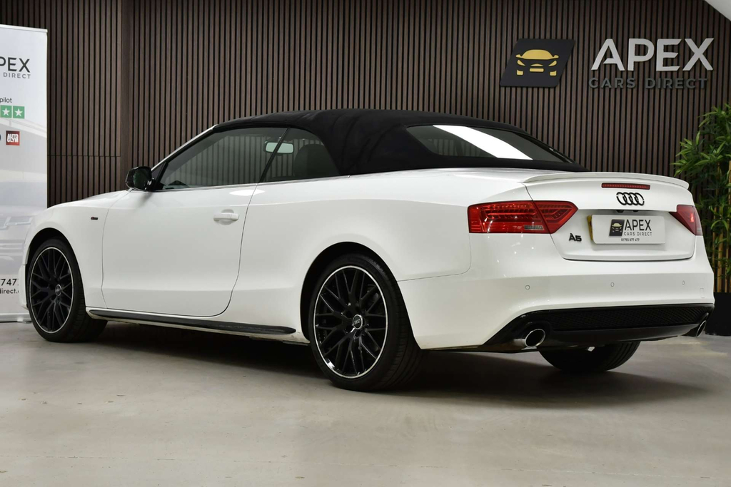 Audi A5 Tfsi S Line Special Edition Plus Convertible Petro White #3