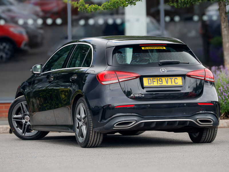 Mercedes-Benz A Class A180d Amg Line Executive DF19VTC Black #2