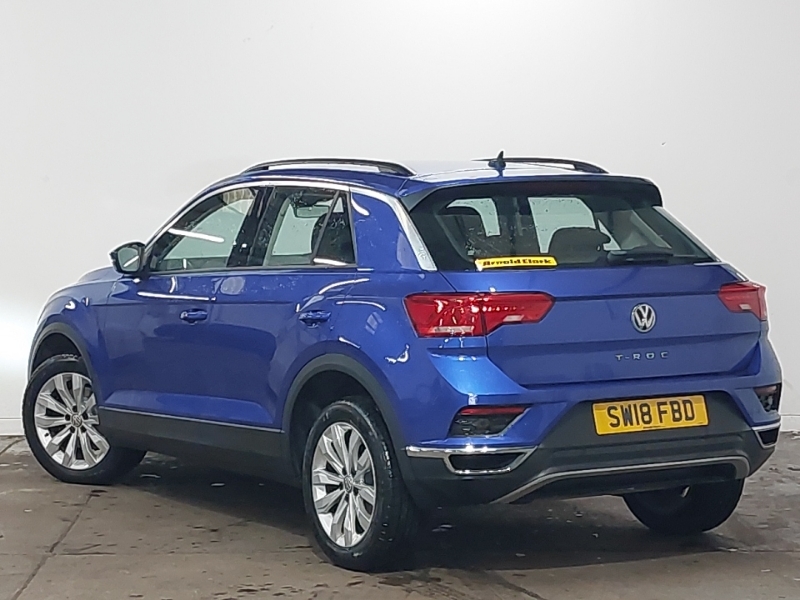 Volkswagen T-Roc 1.5 Tsi Evo Se Dsg Blue #2