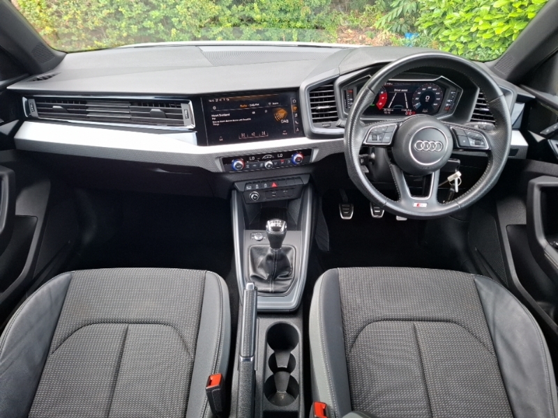 Audi A1 30 Tfsi S Line KM19BRX White #3