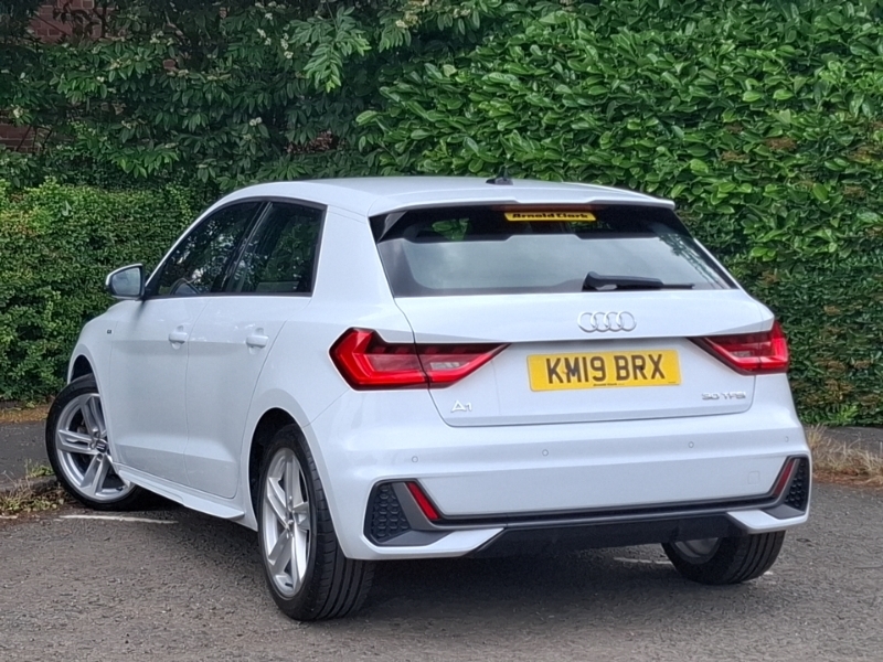 Audi A1 30 Tfsi S Line KM19BRX White #2