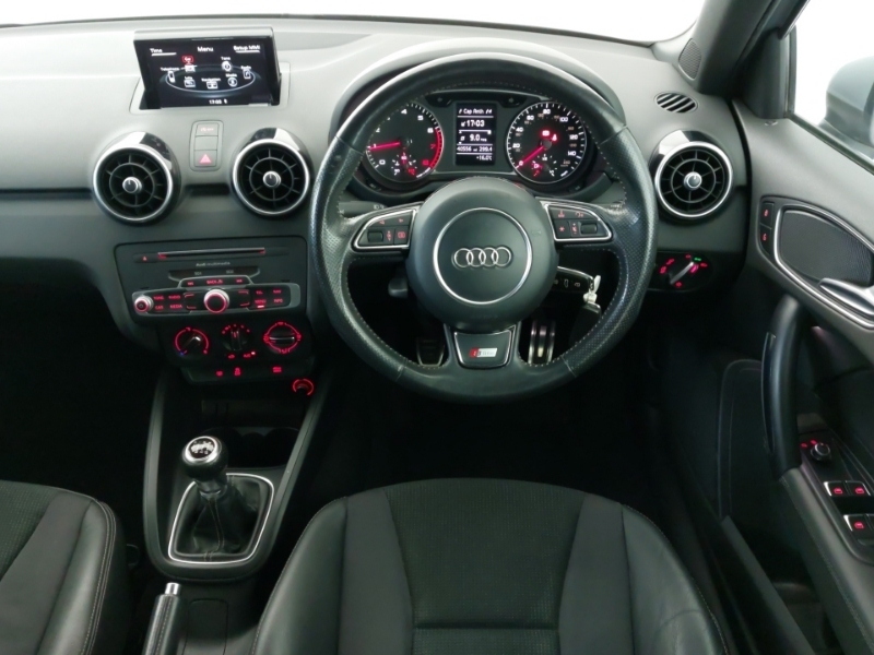 Audi A1 1.4 Tfsi S Line Sportback S Tronic Euro 6 Ss Silver #8