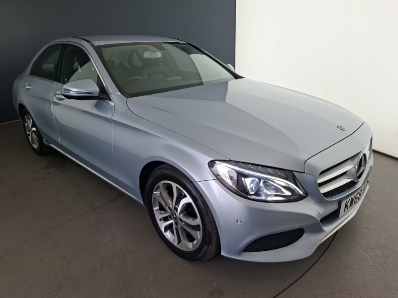 Mercedes-Benz C Class 2.0 C220d Amg Line Cabriolet G-tronic Blue #7