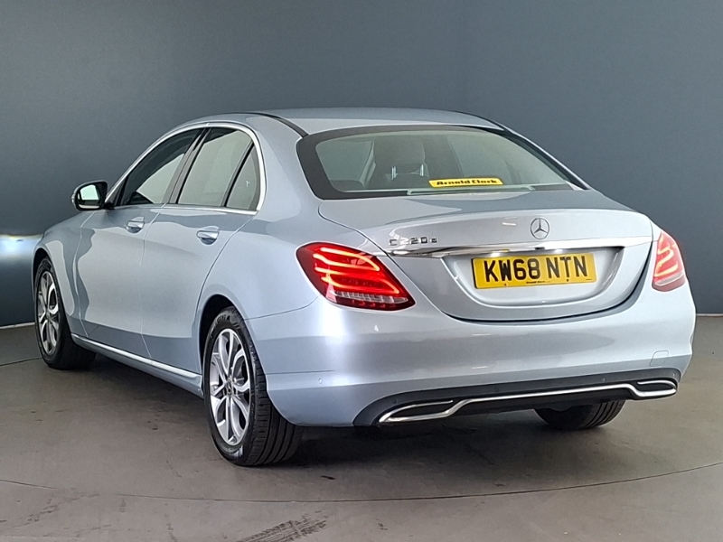 Mercedes-Benz C Class C220d Sport 9G-tronic Silver #2